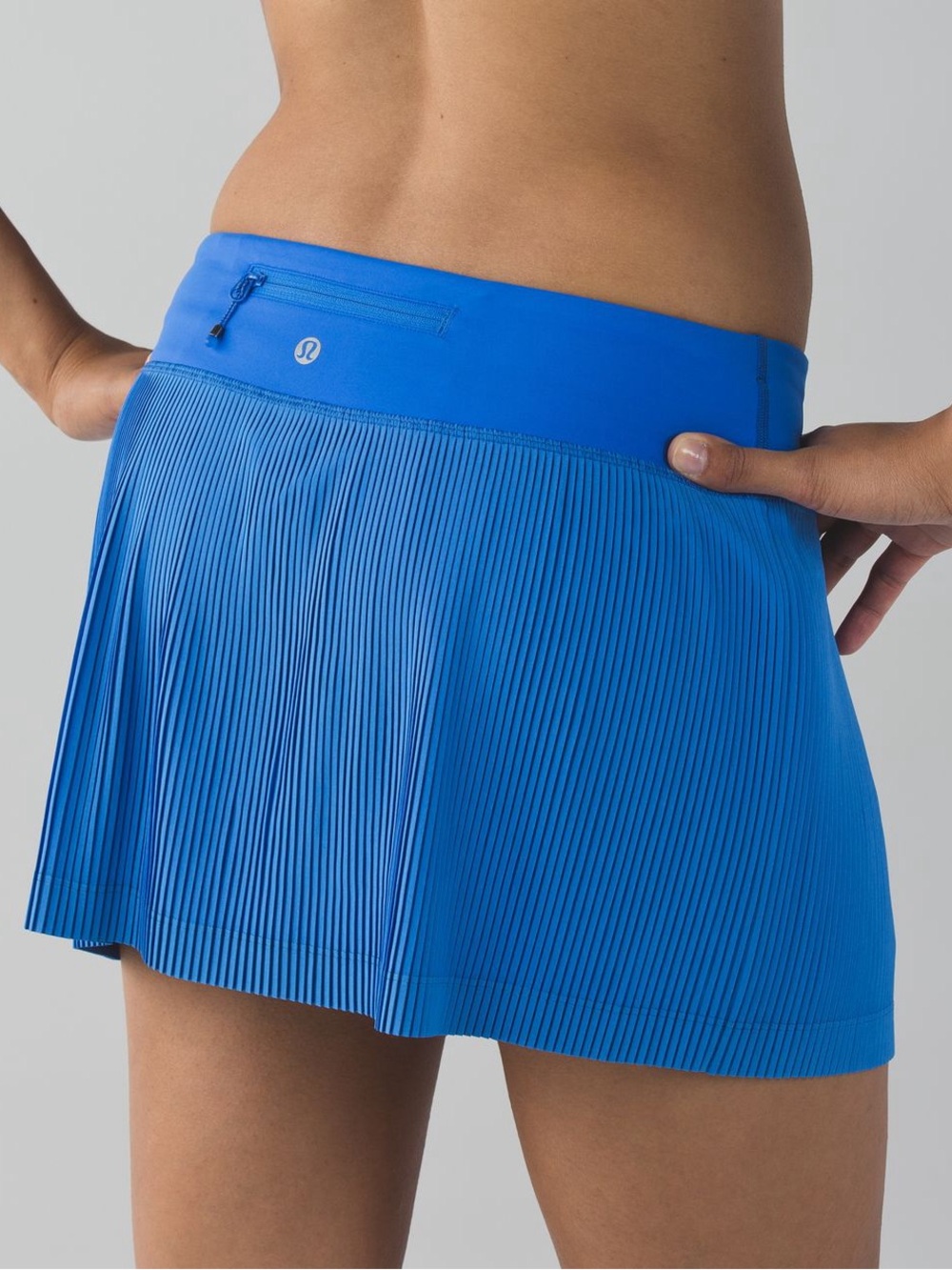 Lululemon Blue Pleat to Street III Pleated Athletic Skirt Size 8